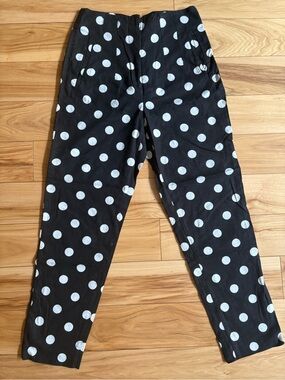 Black & White Polka Dot Womens Pants